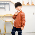 Wholesale Custom Made Children Long Sleeve Biker Leather Jackets